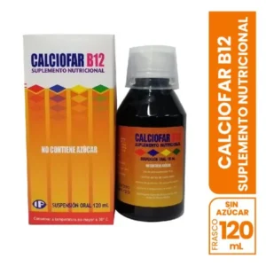 CALCIOFAR B12 SUSPENSIÓN ORAL, CAJA CON FRASCO x 120 ML