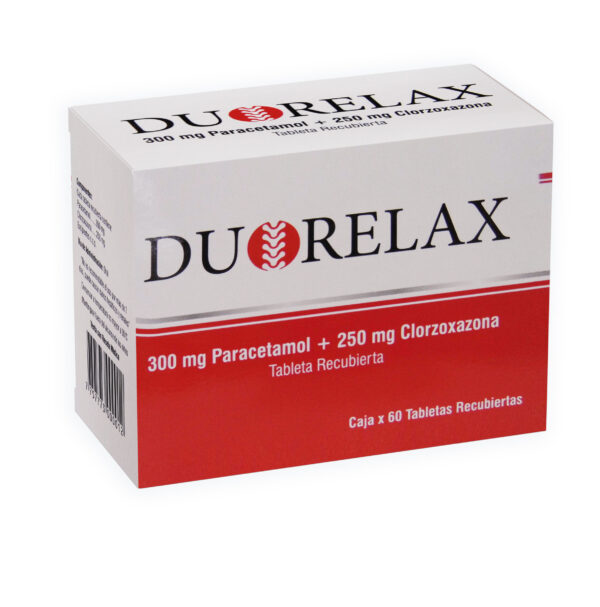 DUORELAX 300MG+250MG TABLETA RECUBIERTA, CAJA x 60 TABLETAS RECUBIERTAS