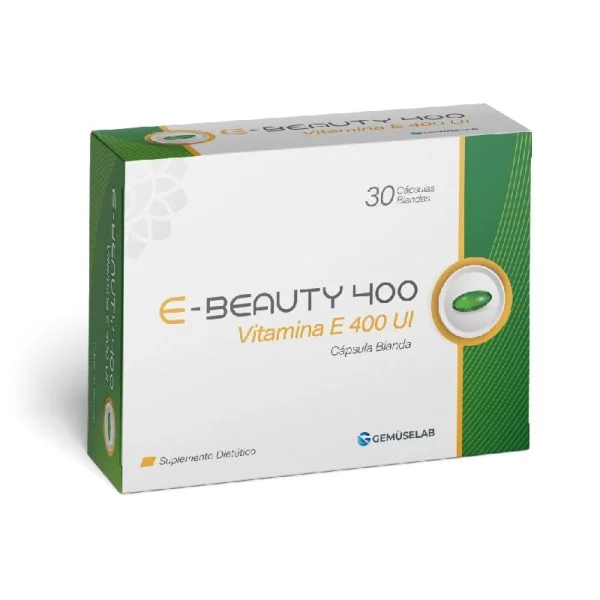 E - BEAUTY 400 CÁPSULA BLANDA, CAJA x 30 CÁPSULAS BLANDAS