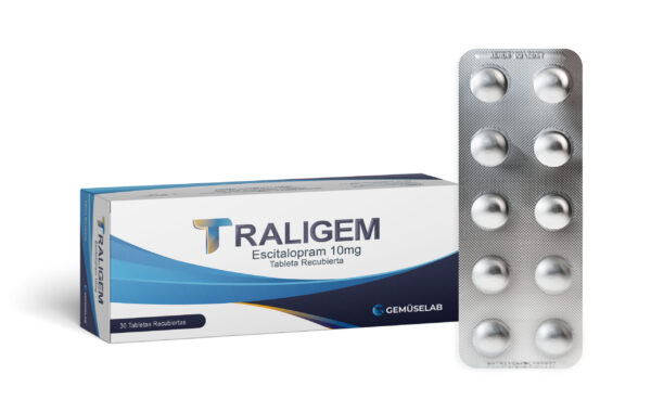TRALIGEM 10MG TABLETA RECUBIERTA, CAJA x 30 TABLETAS RECUBIERTAS