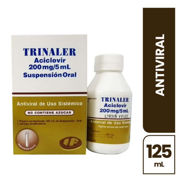 TRINALER 200MG/5ML SUSPENSIÓN ORAL, CAJA CON FRASCO x 125 ML