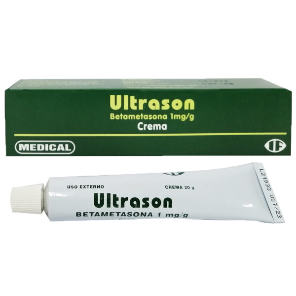 Ultrason_3 ULTRASON 1MG/G CREMA, CAJA CON TUBO x 20 G